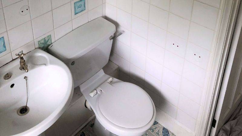 Toilet and sink